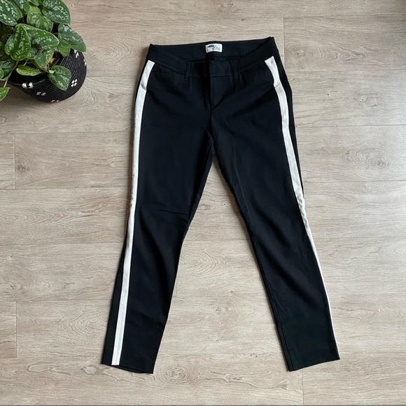 Old Navy Pants - Old Navy Diva Size 2 Tuxedo Dress Pant with White Stripe